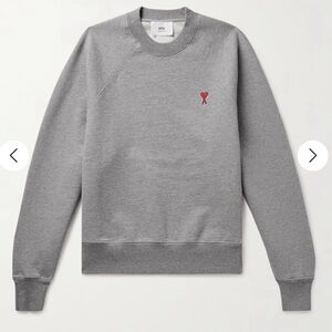AMI Grey Sweatshirt Pullover M